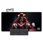 Luffy One Straw Hat - XXL and XXXXL Mouse Pad - ToonStream