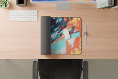 Tanjiro Kamado Red Blue Flame - XXL and XXXXL Mouse Pad - ToonStream