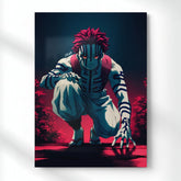 Akaza: Eternal Power Metal Poster | Aesthetic Pop Art Wall Decor & Painting