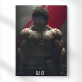 Baki: The Next Generation Metal Poster | Aesthetic Pop Art Wall Decor & Painting