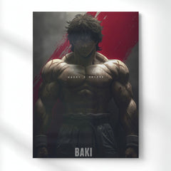 Baki: The Next Generation Metal Poster | Aesthetic Pop Art Wall Decor & Painting