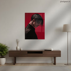 Dark Aesthetic Levi Ackerman Metal Poster | Aesthetic Pop Art Wall Decor & Painting