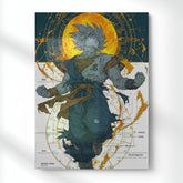 Goku The Super Saiyan Rise Metal Poster | Aesthetic Pop Art Wall Decor & Painting