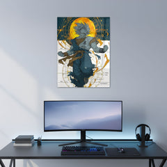 Goku The Super Saiyan Rise Metal Poster | Aesthetic Pop Art Wall Decor & Painting