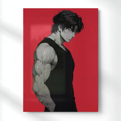 Hokuto's Successor Metal Poster | Aesthetic Pop Art Wall Decor & Painting