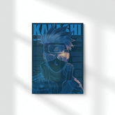 Holographic Kakashi Hatake Metal Poster | Aesthetic Pop Art Wall Decor & Painting