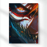 Ichigo Dark Transformation Metal Poster | Aesthetic Pop Art Wall Decor & Painting