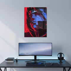Itachi Akatsuki Look Metal Poster | Aesthetic Pop Art Wall Decor & Painting