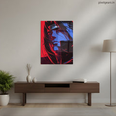 Itachi Akatsuki Look Metal Poster | Aesthetic Pop Art Wall Decor & Painting