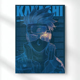 Kakashi Hatake – The Silent Copy Ninja Metal Poster | Aesthetic Pop Art Wall Decor & Painting
