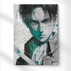 Levi Ackerman Art Metal Poster | Aesthetic Pop Art Wall Decor & Painting