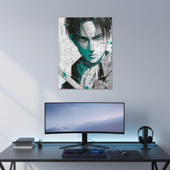 Levi Ackerman Art Metal Poster | Aesthetic Pop Art Wall Decor & Painting