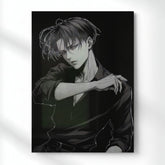 Levi: The Clean Sweep Metal Poster | Aesthetic Pop Art Wall Decor & Painting