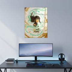 Muichiro: Haze of Battle Metal Poster | Aesthetic Pop Art Wall Decor & Painting