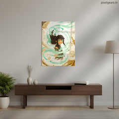 Muichiro: Haze of Battle Metal Poster | Aesthetic Pop Art Wall Decor & Painting