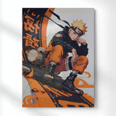 Naruto Orange Style Metal Poster | Aesthetic Pop Art Wall Decor & Painting