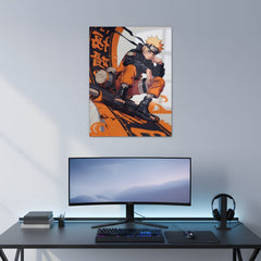 Naruto Orange Style Metal Poster | Aesthetic Pop Art Wall Decor & Painting