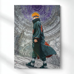 Pain The World's Judgment Metal Poster | Aesthetic Pop Art Wall Decor & Painting