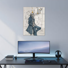 Sanji The Prince's Kick Metal Poster | Aesthetic Pop Art Wall Decor & Painting