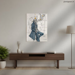 Sanji The Prince's Kick Metal Poster | Aesthetic Pop Art Wall Decor & Painting
