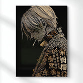 Sanji The Written Chef Metal Poster | Aesthetic Pop Art Wall Decor & Painting