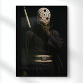 Tobi Spiral Mask Metal Poster | Aesthetic Pop Art Wall Decor & Painting