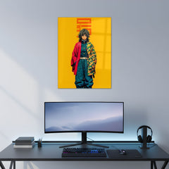 Tomioka Water Breathing Master Metal Poster | Aesthetic Pop Art Wall Decor & Painting