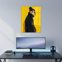 Urban Samurai Aesthetic Metal Poster | Aesthetic Pop Art Wall Decor & Painting