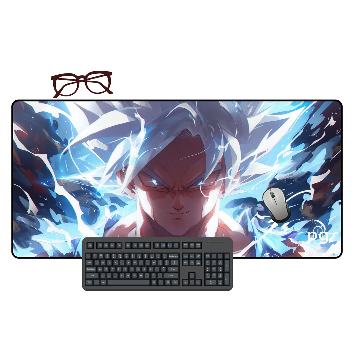 Goku Ultra Instinct Stare - XXL and XXXXL Mouse Pad - ToonStream