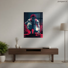 Akaza: Eternal Power Metal Poster | Aesthetic Pop Art Wall Decor & Painting