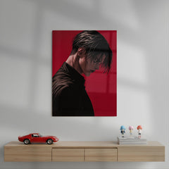 Dark Aesthetic Levi Ackerman Metal Poster | Aesthetic Pop Art Wall Decor & Painting