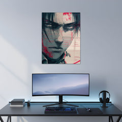 Eren Yeager Final Resolve Metal Poster | Aesthetic Pop Art Wall Decor & Painting