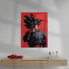 Evil Goku Black Metal Poster | Aesthetic Pop Art Wall Decor & Painting