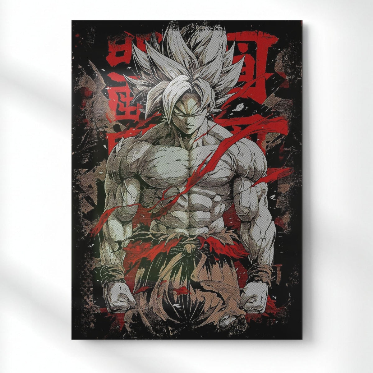 Goku: Ascended Saiyan Metal Poster | Aesthetic Pop Art Wall Decor & Painting