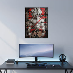 Goku: Ascended Saiyan Metal Poster | Aesthetic Pop Art Wall Decor & Painting