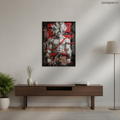 Goku: Ascended Saiyan Metal Poster | Aesthetic Pop Art Wall Decor & Painting