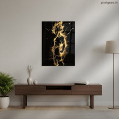 Goku Super Saiyan Glow Metal Poster | Aesthetic Pop Art Wall Decor & Painting