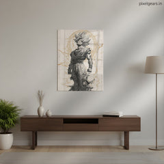 Goku Ultimate Form Metal Poster | Aesthetic Pop Art Wall Decor & Painting