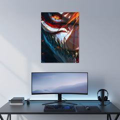 Ichigo Dark Transformation Metal Poster | Aesthetic Pop Art Wall Decor & Painting
