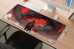 Ilustratif Dragon Anime Hamparan Twitch - XXL and XXXXL Mouse Pad - ToonStream