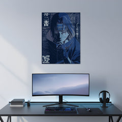 Itachi: The Silent Genius Metal Poster | Aesthetic Pop Art Wall Decor & Painting