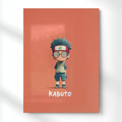 Kabuto Cute Edition Metal Poster | Aesthetic Pop Art Wall Decor & Painting