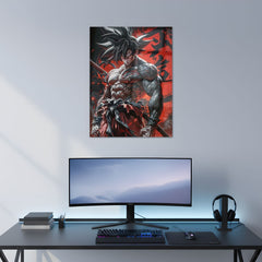 Kakarot: The Iron Blade Metal Poster | Aesthetic Pop Art Wall Decor & Painting