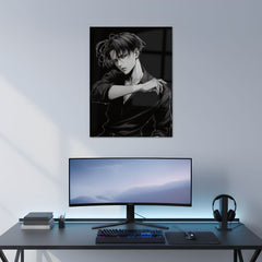 Levi: The Clean Sweep Metal Poster | Aesthetic Pop Art Wall Decor & Painting