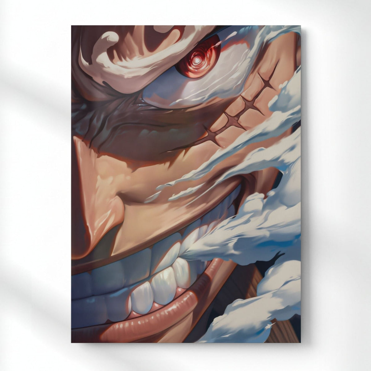 Luffy Gear 5 Smile Metal Poster | Aesthetic Pop Art Wall Decor & Painting