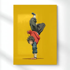 Maverick in Motion Metal Poster | Aesthetic Pop Art Wall Decor & Painting