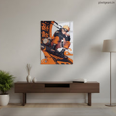 Naruto Orange Style Metal Poster | Aesthetic Pop Art Wall Decor & Painting