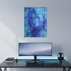 Sakura The Inner Strength Metal Poster | Aesthetic Pop Art Wall Decor & Painting