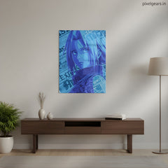 Sakura The Inner Strength Metal Poster | Aesthetic Pop Art Wall Decor & Painting