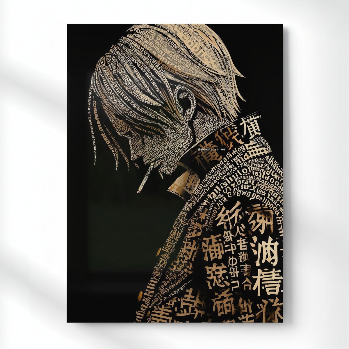 Sanji The Written Chef Metal Poster | Aesthetic Pop Art Wall Decor & Painting